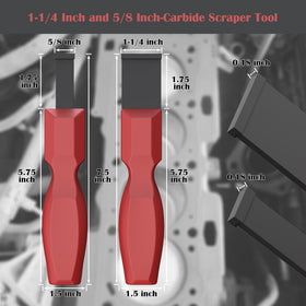 OUXIO carbide tip close-up showing precision-ground edge for long-lasting sharpness