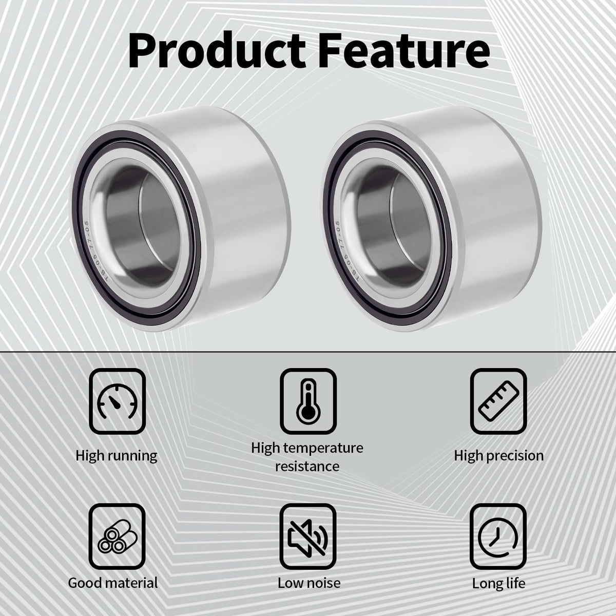 OuYi bearing next to ruler showing 40x74x40mm dimensions for correct sizing