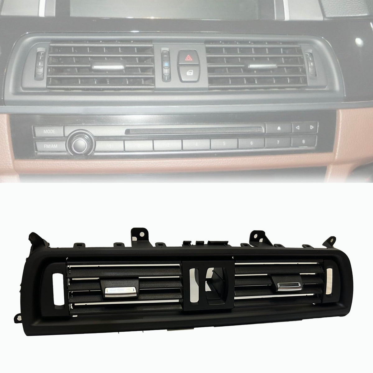 OVANOH grille close-up of plastic finish improving durability