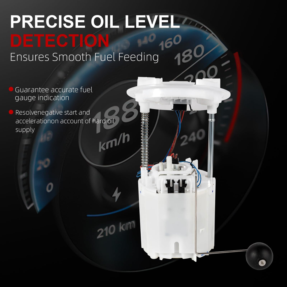 OVANOH installed in fuel tank demonstrating correct placement and function