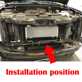 OVANOH installed low-mount under hood demonstrating protected placement benefit