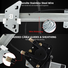 OVANOH mounting points detail showing bolt holes for accurate OE-style installation