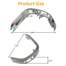 OVANOH trim panels next to ruler showing accurate dimensions advantage