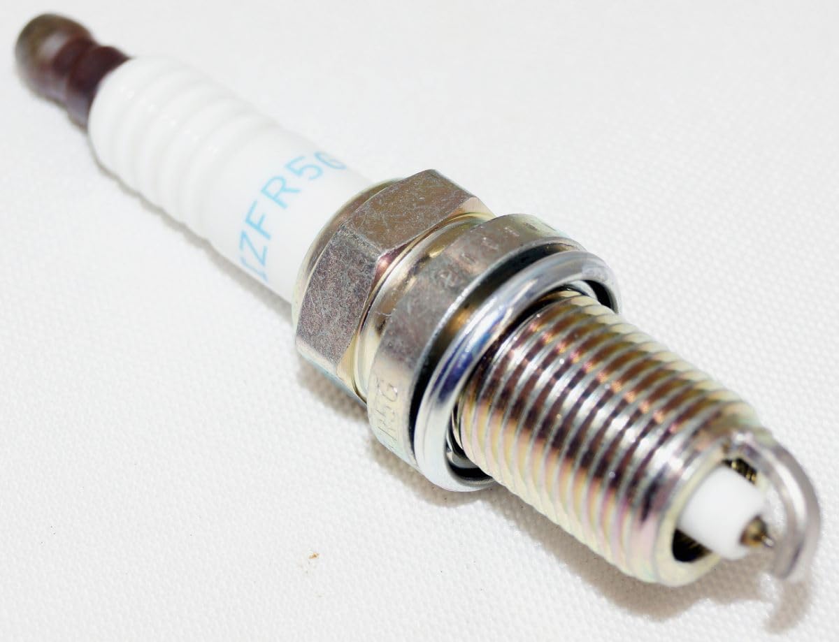 OVERSTOCKDIRECT close-up iridium center electrode highlighting long-life performance
