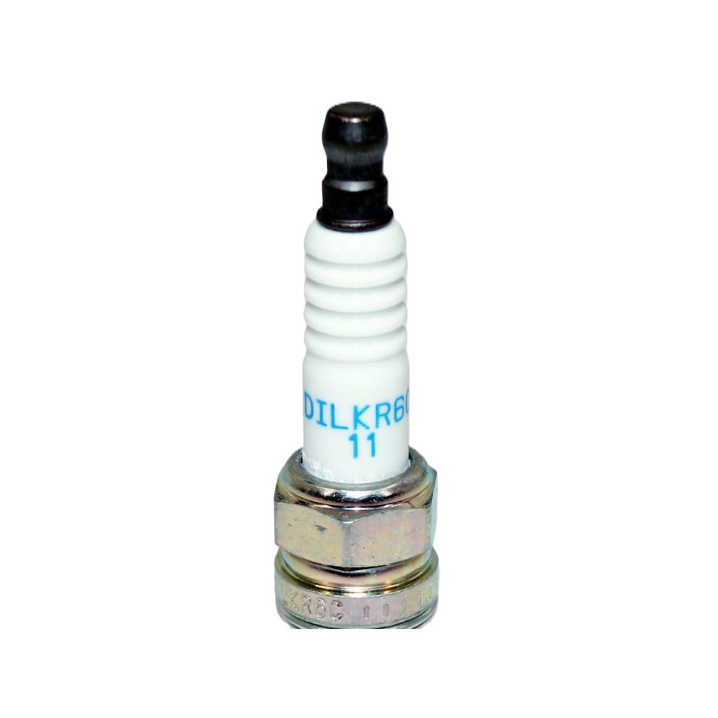 OVERSTOCKDIRECT NGK iridium tip close-up highlighting precise electrode for improved ignition