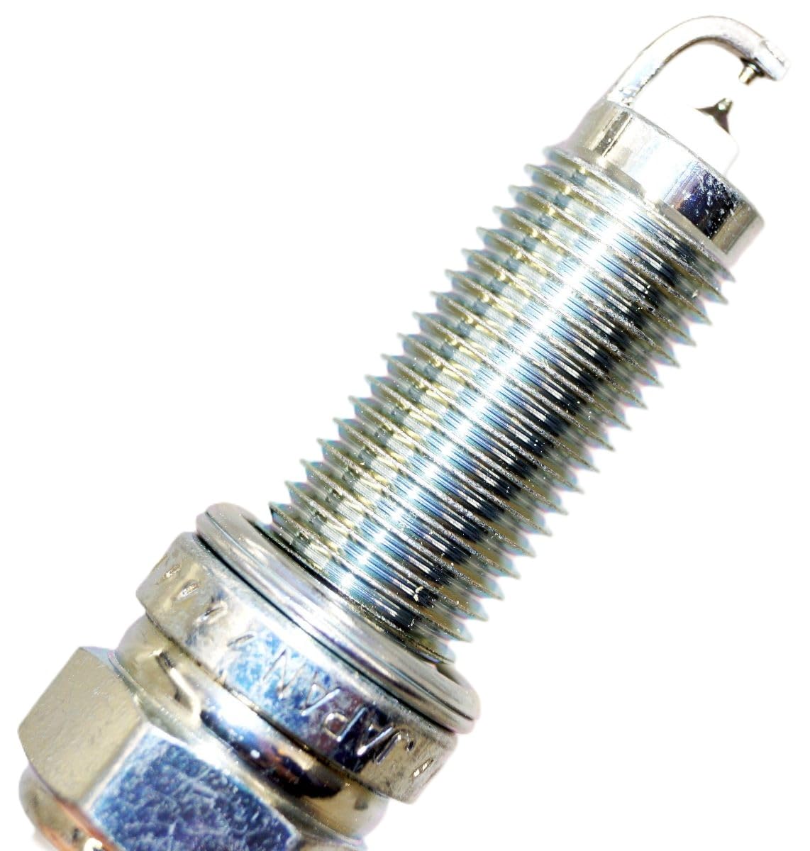 OVERSTOCKDIRECT NGK close-up of iridium center electrode highlighting durability benefits