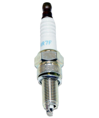 OVERSTOCKDIRECT NGK front packaging showing two MR7F spark plugs and SKU