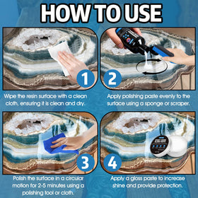 OverZyn polishing kit in use restoring resin surface quickly
