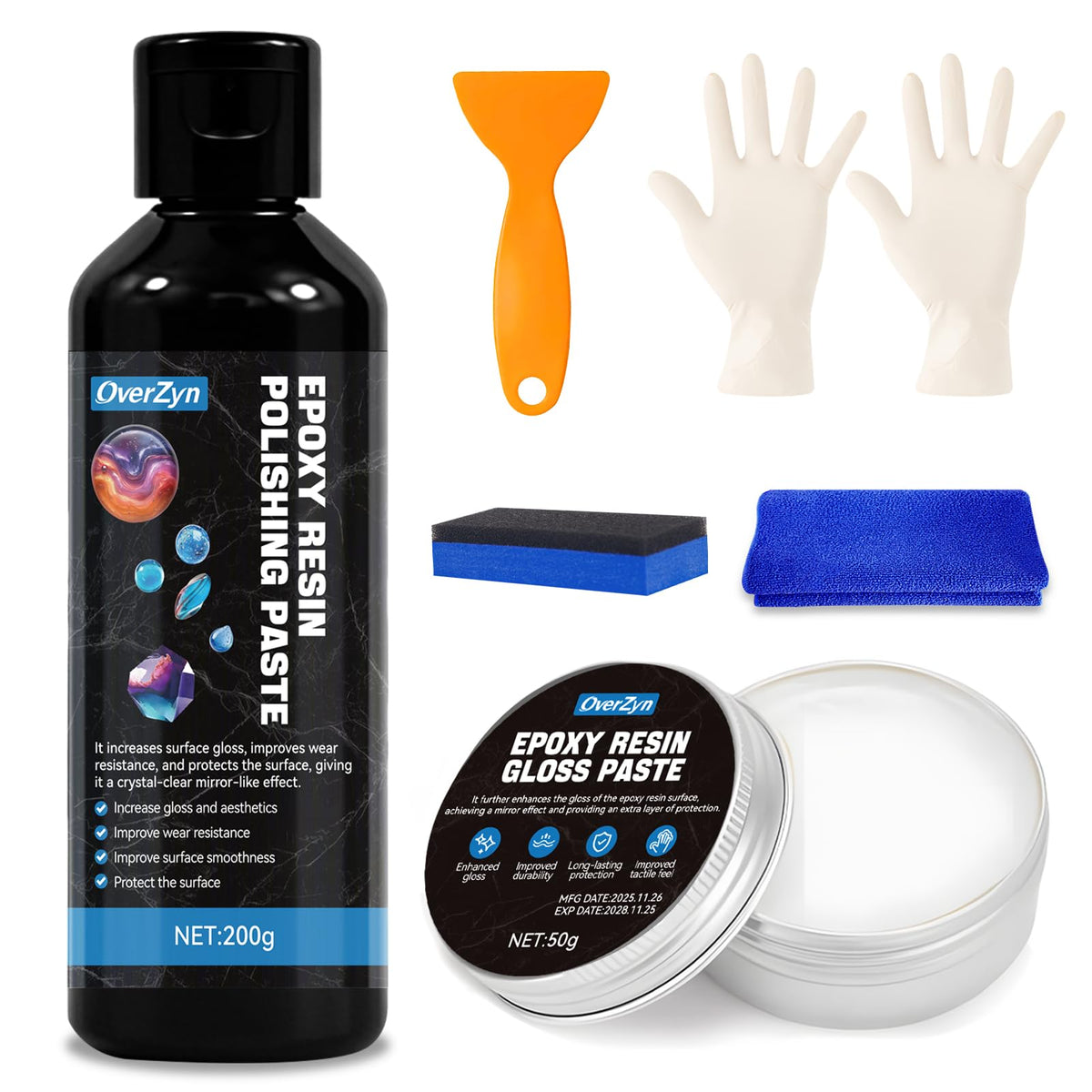 OverZyn kit front packaging showing contents and benefits