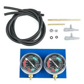 Ovrimelle front view showing dual gauges and compact housing for quick balancing