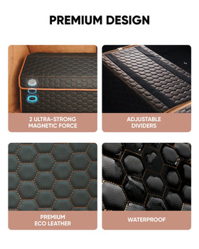 Owleys Hexy eco-leather handle close-up for easy carrying and style