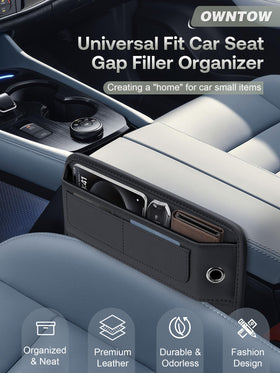 Owntow leather stitching close-up highlighting durable craftsmanship benefit