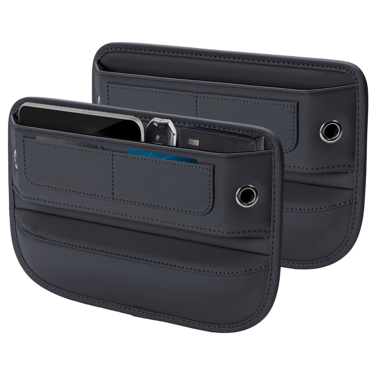 Owntow front view gap filler showing neat fit and easy access benefits