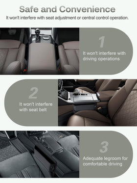 Owntow in a commuter car interior showcasing tidy cabin and quick access benefit