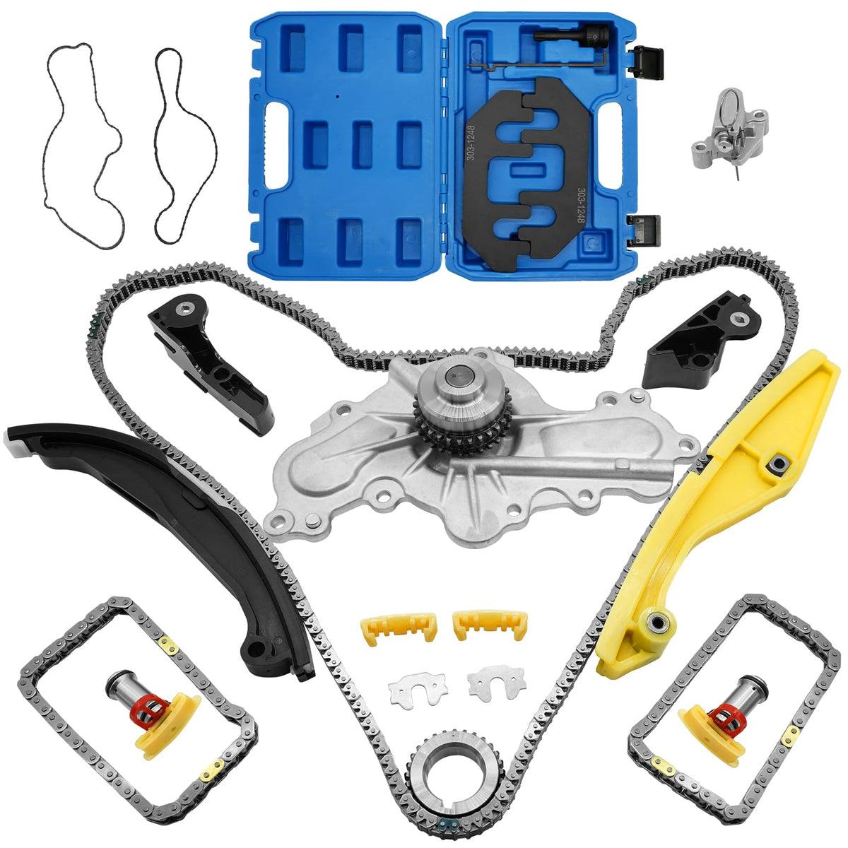 OWNWEEDA front packaging showing full timing kit and tools for quick identification and confidence