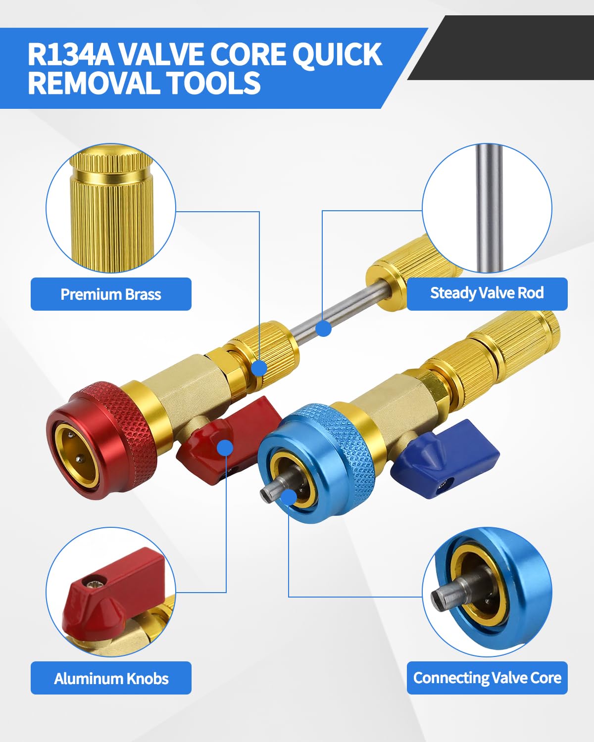 OXDFK double‑ended valve stem tool detail showing secure removal benefit