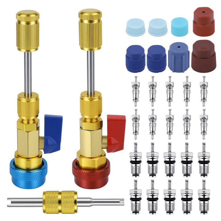 OXDFK front packaging showing complete 31‑piece R134A kit and benefits