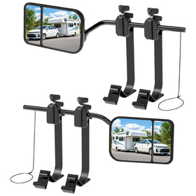 Oxerbog front packaging showing both clip-on towing mirrors and benefits