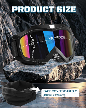 OXG close-up of polycarbonate lens texture highlighting clear vision
