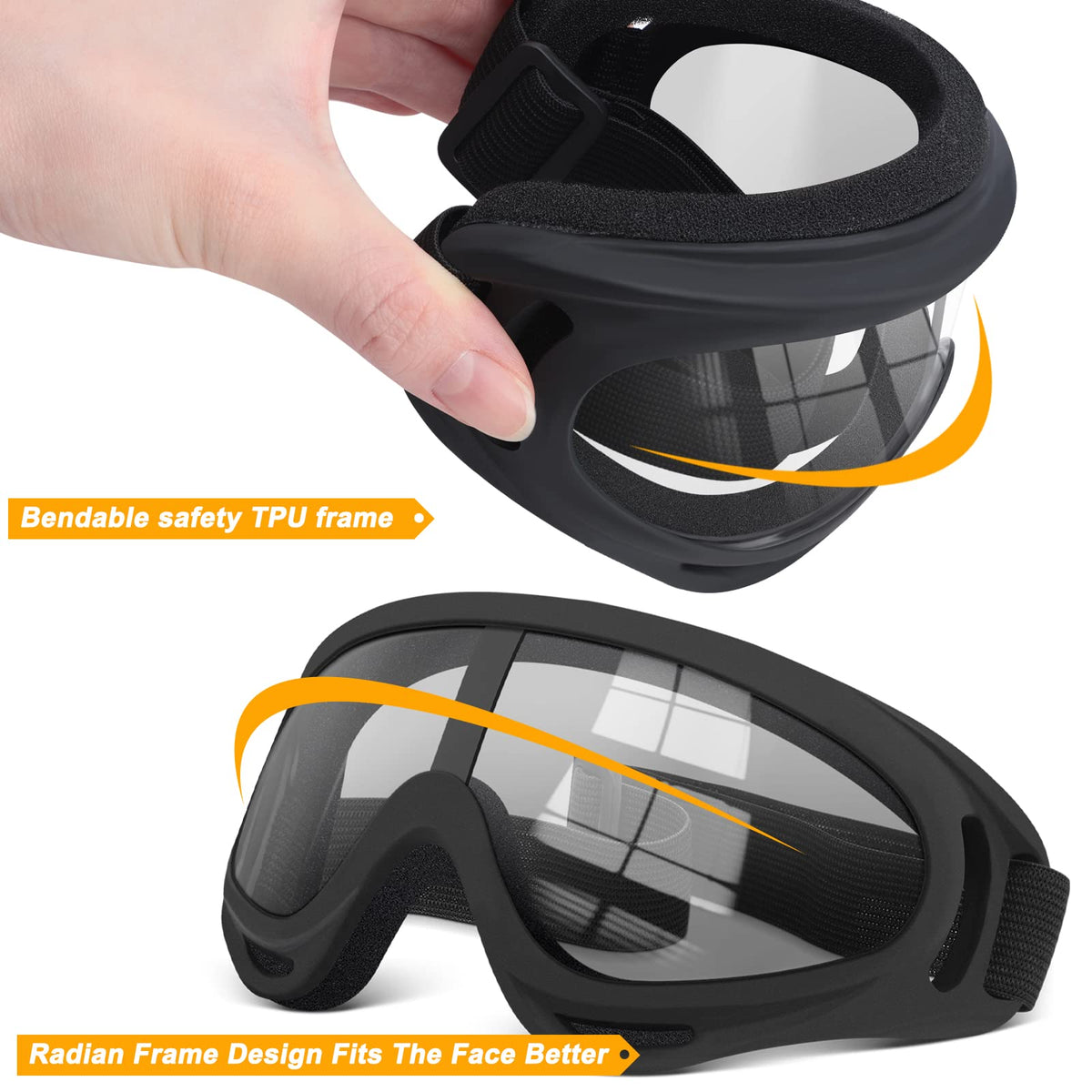 OXG goggles worn by dirt bike rider showing eye protection during off-road use