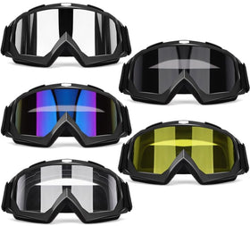 OXG close-up of different colored lenses highlighting tint options and vision clarity