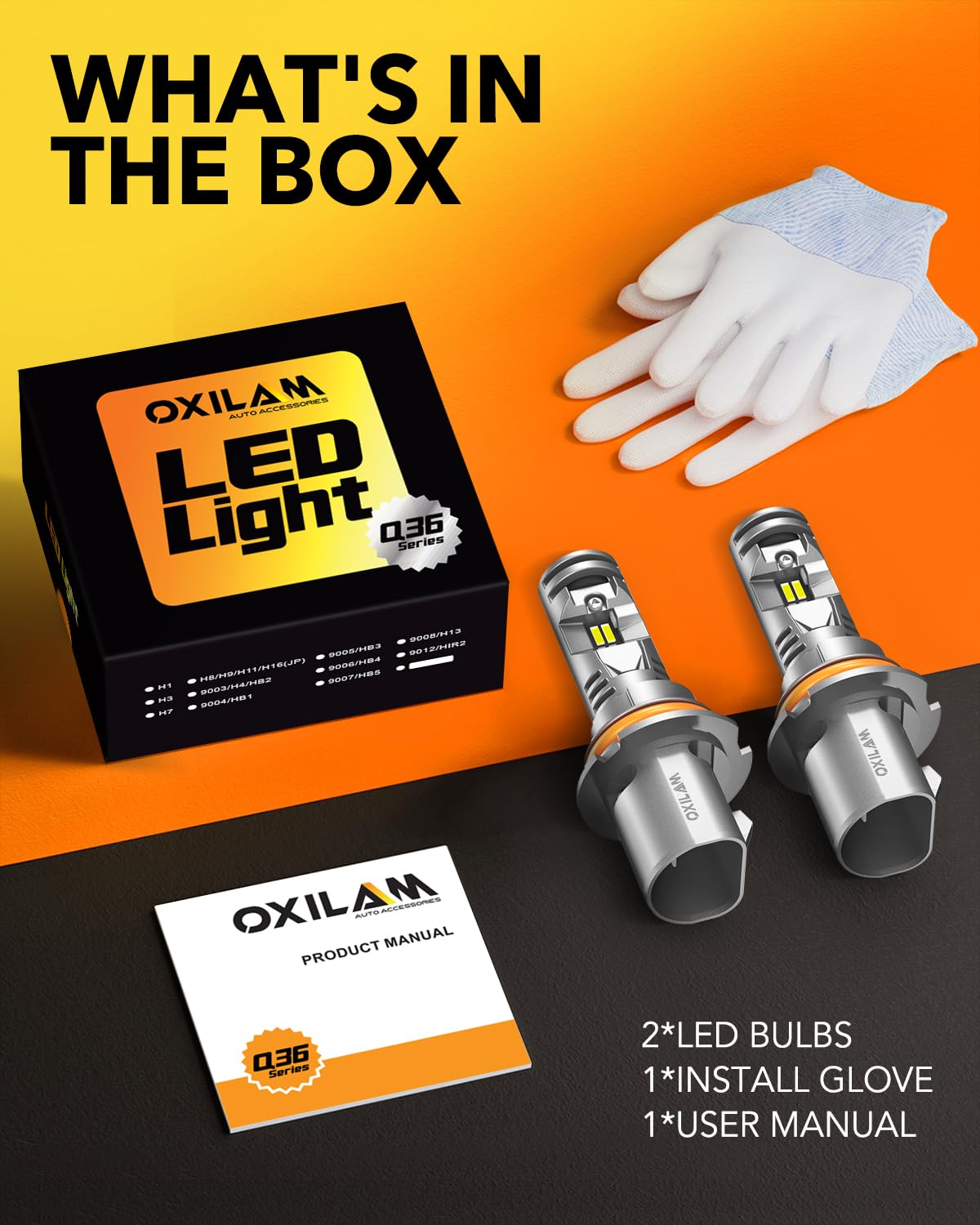 OXILAM 9007 beside ruler showing compact dimensions and compatibility benefit