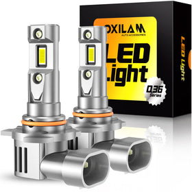 OXILAM 9012 front packaging showing pair of bulbs and key features
