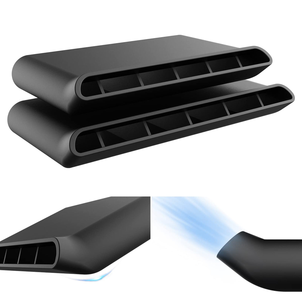 OXILAM product front view showing pair and fit for Silverado rear vents