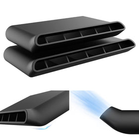 OXILAM product front view showing pair and fit for Silverado rear vents