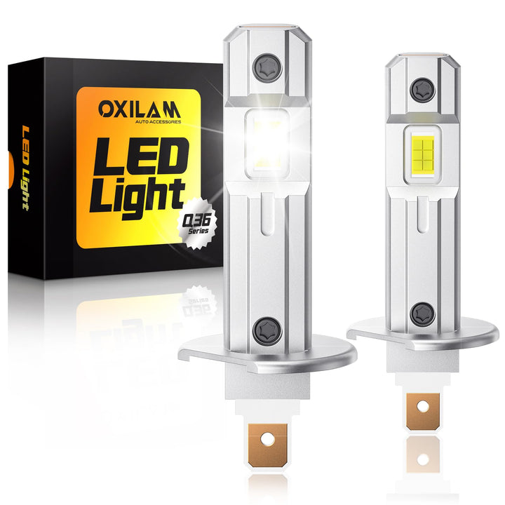OXILAM front packaging showing bulbs and specifications for instant identification
