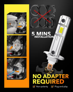 OXILAM bulb during quick plug-and-play installation for fast upgrade benefit