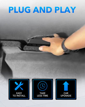 OXILAM installed on passenger side directing air upward to passengers