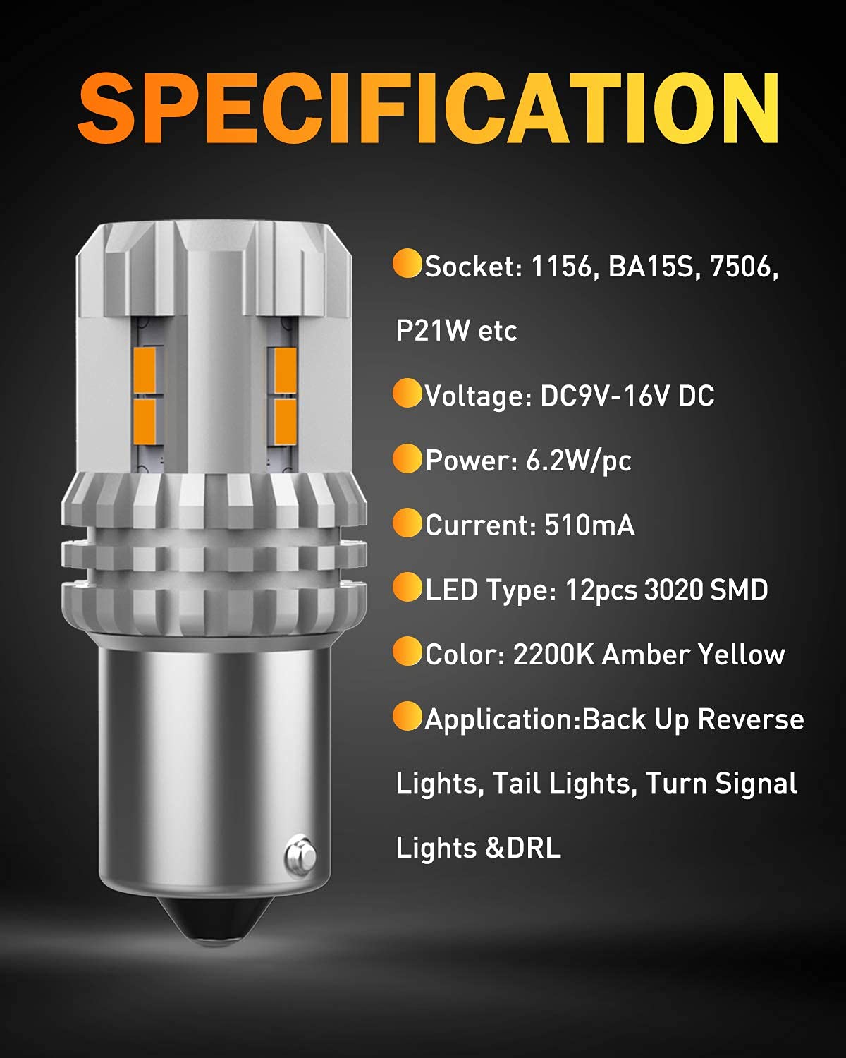 OXILAM nighttime driving scene showing brighter amber signals for clearer communication
