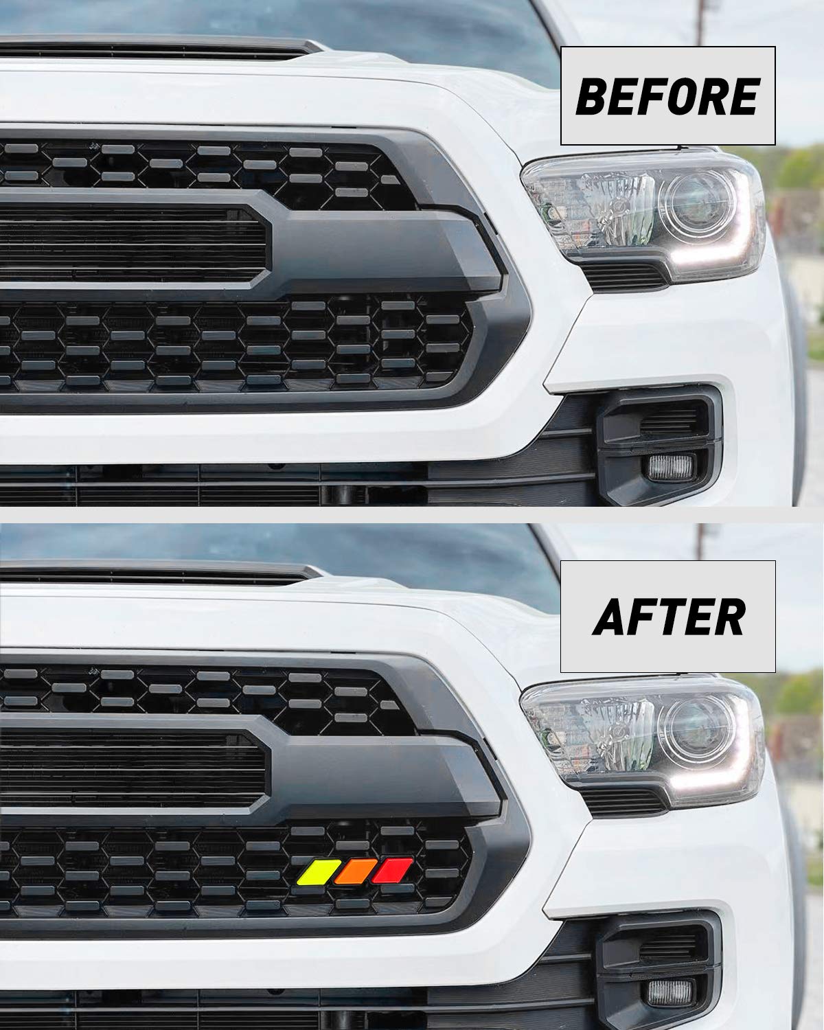 OXILAM TRD badge size comparison against hand for scale benefit