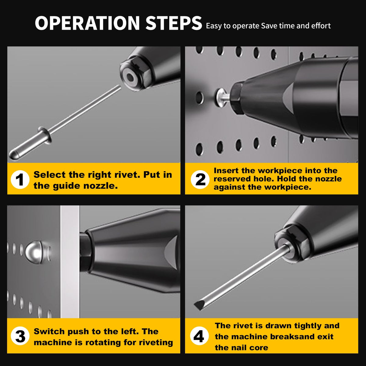 OXVIT tool next to a Dewalt 20V battery to show size and compatibility for cordless portability