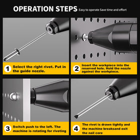 OXVIT tool next to a Dewalt 20V battery to show size and compatibility for cordless portability