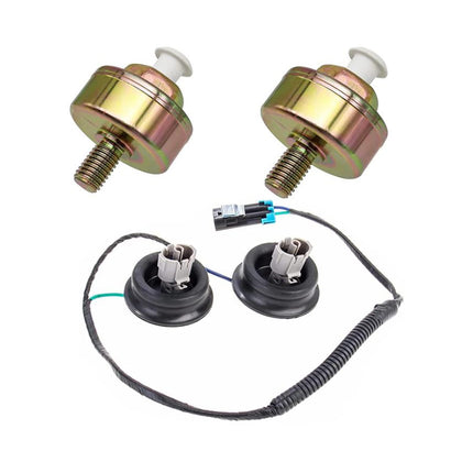 OYEAUTO knock sensor front view showing shape and fit for easy identification