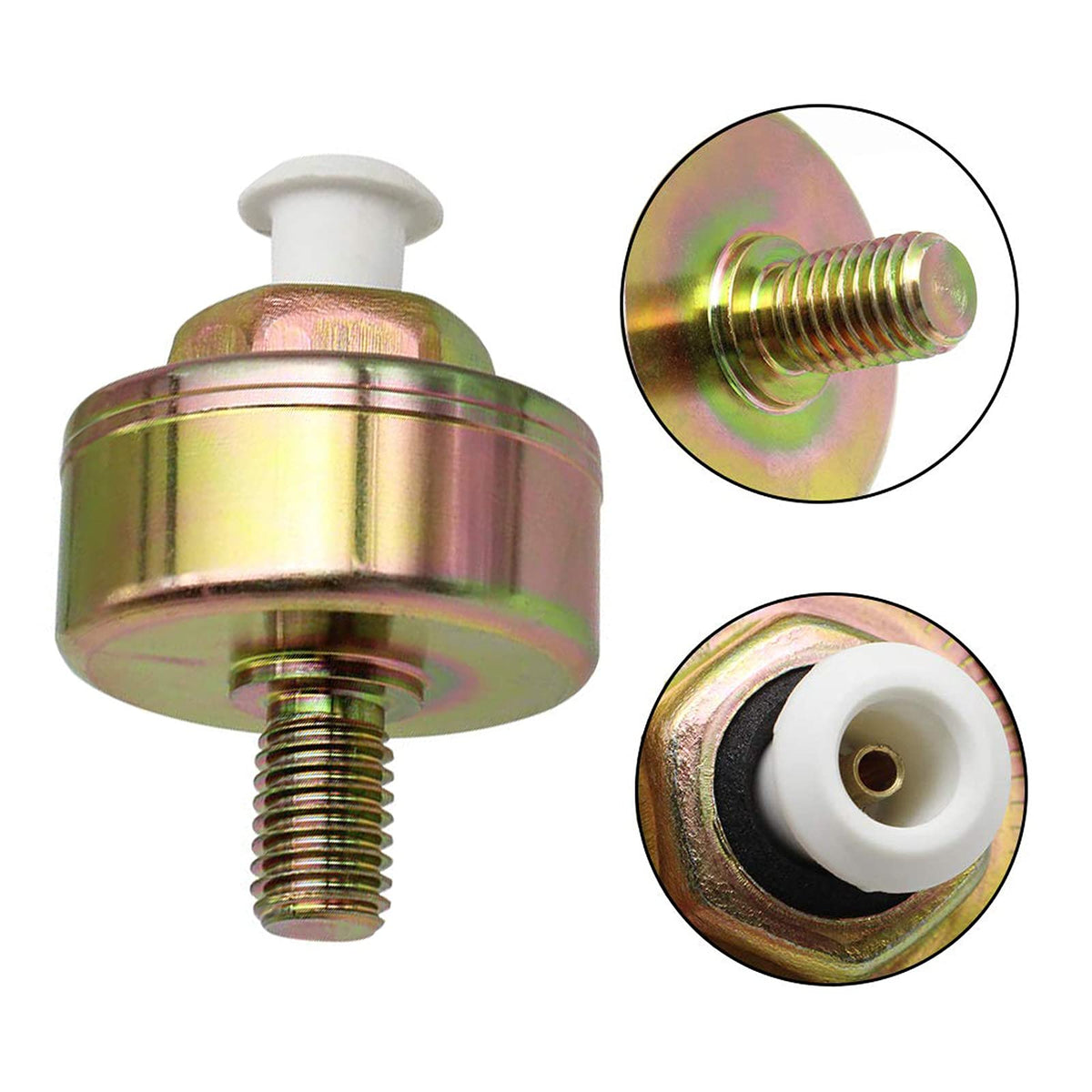 OYEAUTO sensor mounting stud detail illustrating bolt hole and alignment benefit