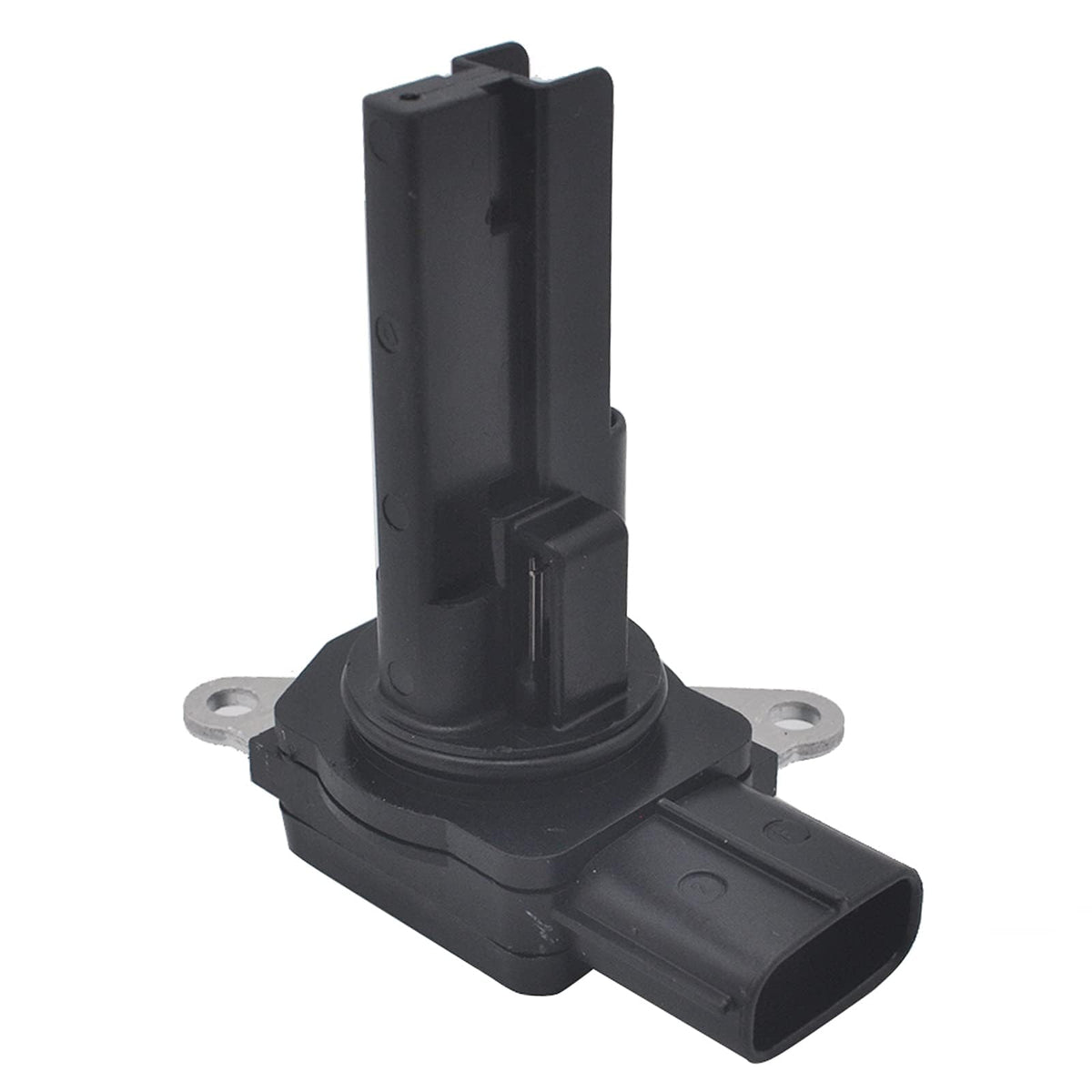 OYEAUTO MAF next to ruler showing compact size for easy vehicle fitment