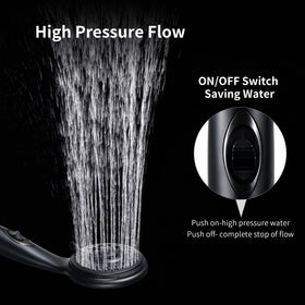 OYMOV 60 inch hose stretched to show flexibility and kink resistance benefit