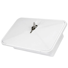 OYMOV mounted on RV lifestyle scene demonstrating easy outdoor rinsing after beach use