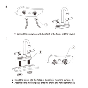 OYMOV faucet installed on an RV vanity demonstrating space-saving benefit
