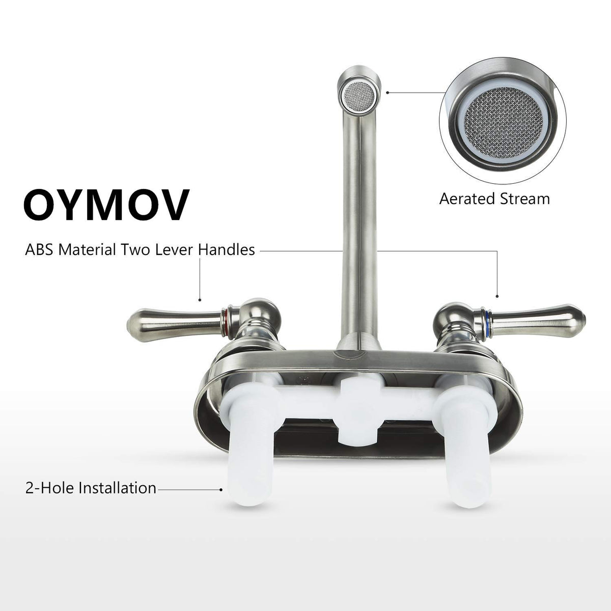 OYMOV underside image showing 2-hole installation hardware and fit