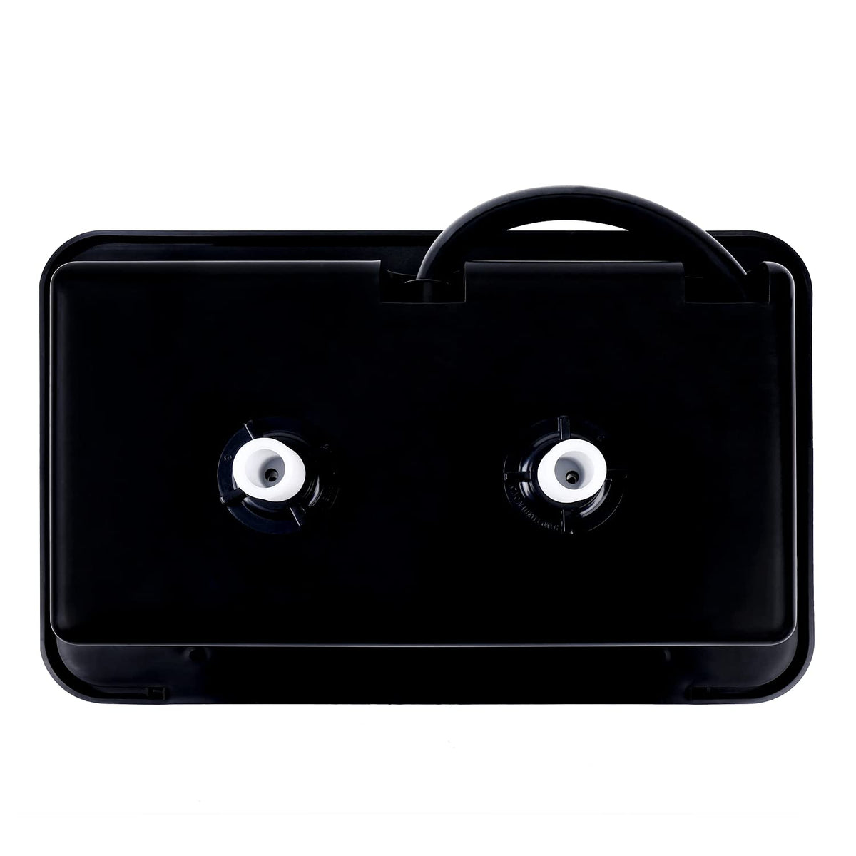OYMOV shower box open displaying faucet and interior for easy access