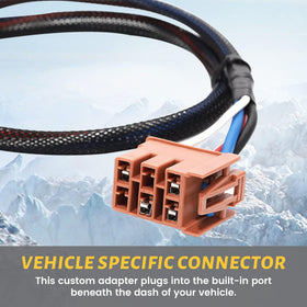 Oyviny cable laying beside tape measure showing 31-inch flexibility benefit