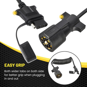 oyviny 4-pin flat plug detail showing secure fit and easy connection