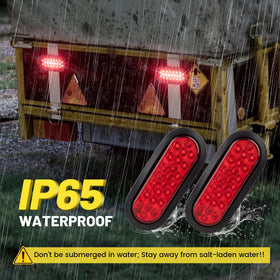 Oyviny sealed lens detail demonstrating IP65 water and dust protection