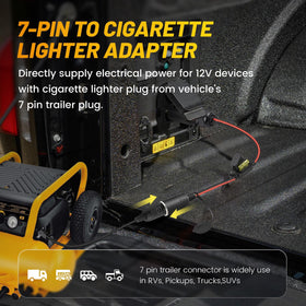Oyviny cigarette lighter socket with dust cover protecting outlet