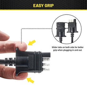 Oyviny female connector with rubber dust cover protecting pins
