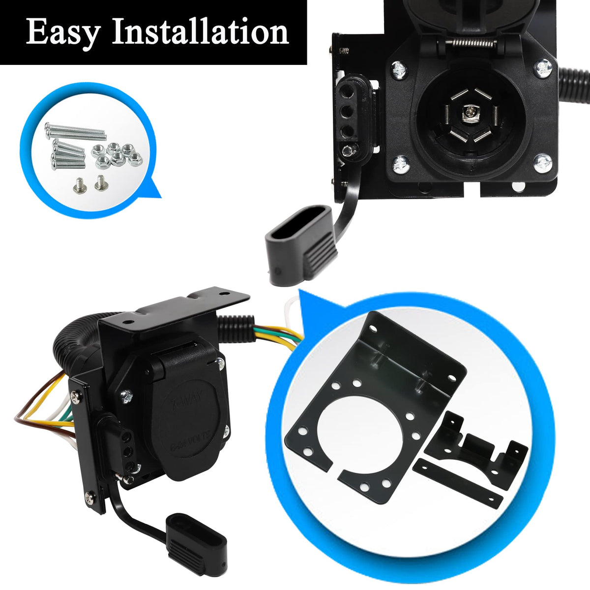 Oyviny dust caps covering sockets to prevent corrosion and extend service life benefit